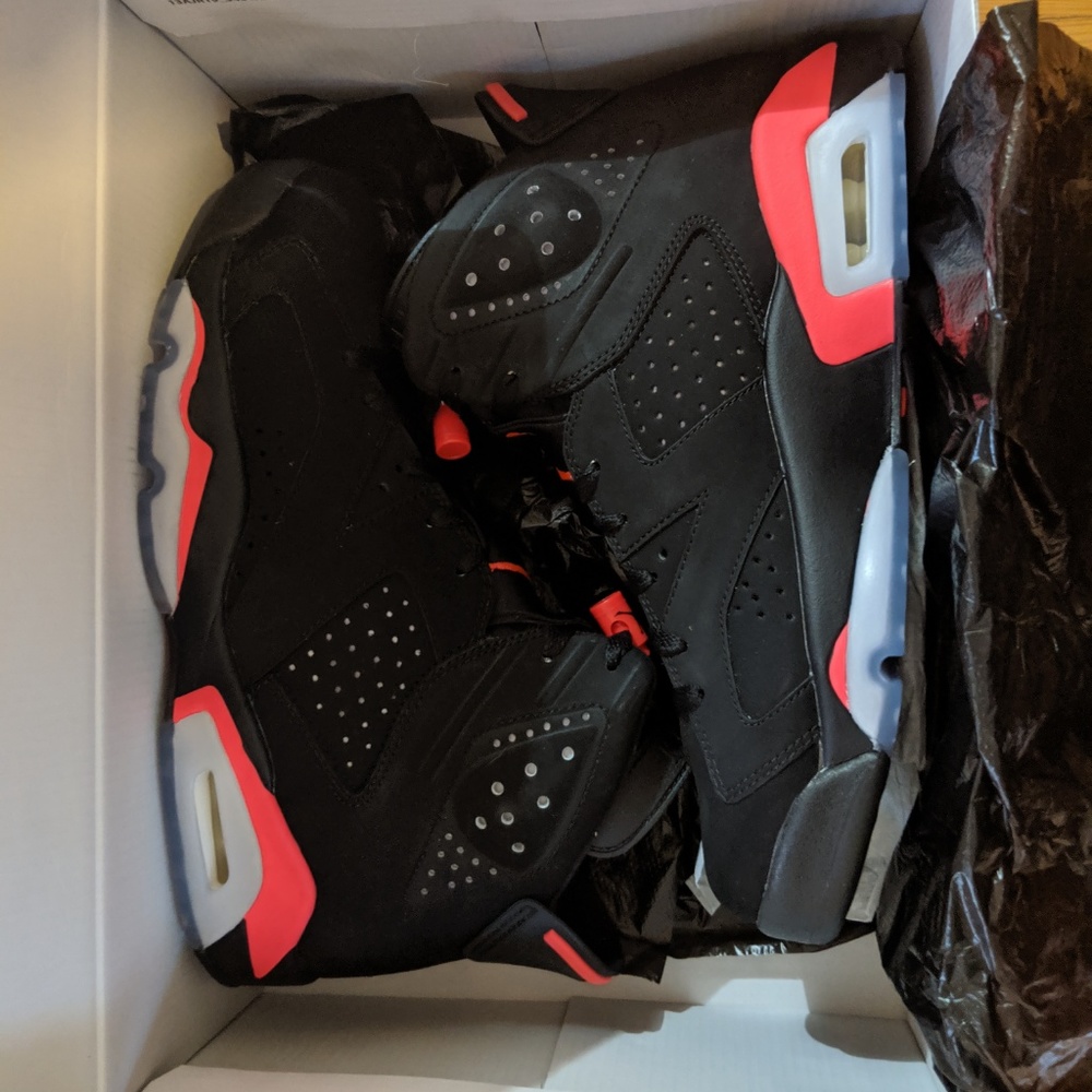 Air Jordan 6 Retro Black/ Infrared